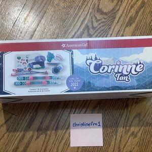 American girl Corinne Tan skiing accessories